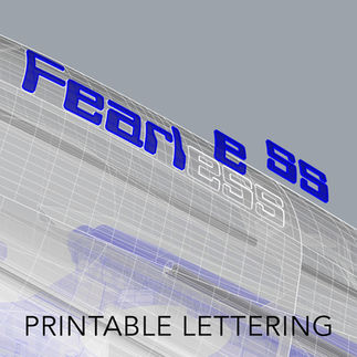 3d printed features of the Planeprint Fearless