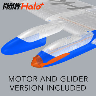 Innovative features of the 3d printed planeprint Halo+