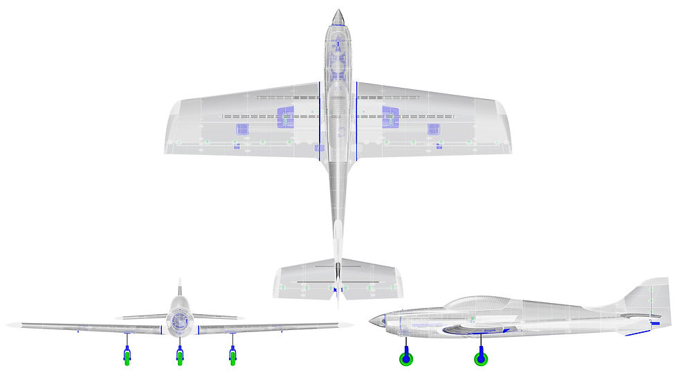 3d printed rc plane Fearless