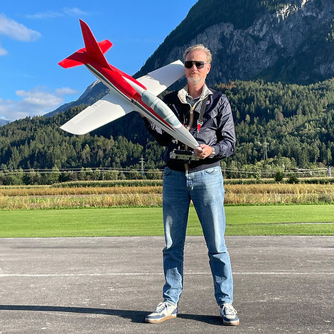 Rene Marschall and his L39 Albatros jet trainer