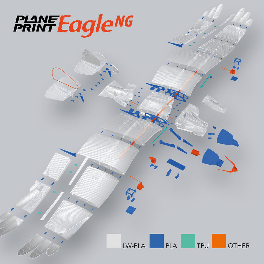all parts of the Planeprint Eagle NG