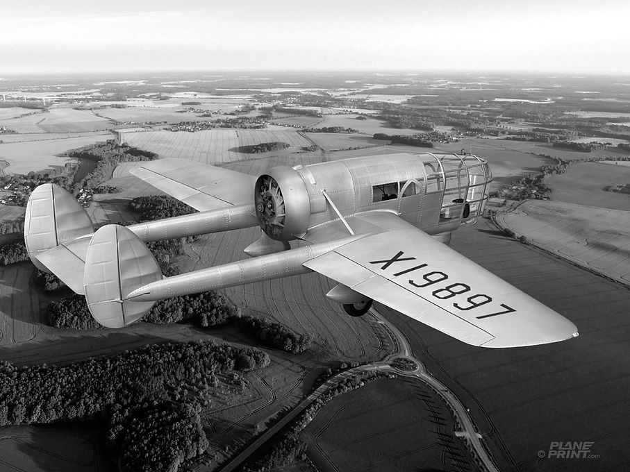 The Planeprint Abrams P-1 Explorer in the air