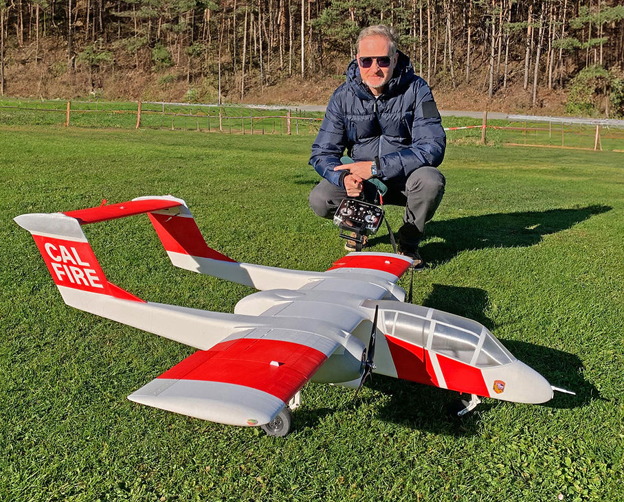 Planeprint OV10 bronco and its designer Rene Marschall